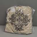 Madison Park Princeton Cozy Comforter Set - Luxurious Jaquard Traditional Damask Design, All Season Down Alternative Bedding with Matching Shams, Decorative Pillow, King(104"x92"), Blue 7 Piece