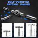 Magnetic Screwdriver Set: 24 in 1 Ratchet Mini Screwdriver Set, Multi-Function Bit Magnetic Drive Set with Detachable Ratchet Handle, Portable Precision Repair Tool Kit for Furniture Computer Bicycle