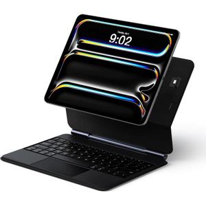 Keyboard Case for iPad Pro 11-inch (M4 2024 / M5 2025), Magic-Style Magnetic Keyboard Case with Multi-Touch Trackpad, Floating Cantilever Stand Compatible with iPad Pro 11 inch (Onyx)