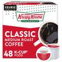 Krispy Kreme Doughnuts Classic, Keurig Single Serve K-Cup Pods, Medium Roast Coffee 48 Count