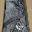 Drywall Sander, 2025 Upgraded 8-Amp Popcorn Ceiling Removal Tool with 7 Variable Speed 800-1800RPM, Drywall Sander with Vacuum Dust Collector with Extendable Handle, LED Light, 12pcs Sanding Discs,Red