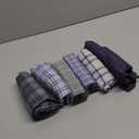 BAMBOO COOL Men's Woven Boxer Shorts,Classic Relaxed Fit,Lightweight Plaid Boxers underwear,6 Pack (Large)