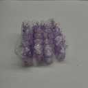 Nuenen 48 Pcs Baby Shower Bottles Mini Milk Bottle Plastic Bear Candy Bottles with Ribbon Baby Shower Wedding Gift for Guest(Purple)