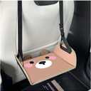 Zpana Car Foot Hammock, Adjustable Vehicle Headrest Seatback Travel Essentials for Foot Rest, Portable No Collapse Thickened Automotive Feet Relax Hammock, Universal for SUV RV Truck (Style A)