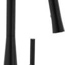 Moen Ronan Matte Black Pulldown Kitchen Faucet with SwivelControl Wand and Power Clean Technology 87918BL