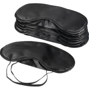 Mudder Blindfold Eye Mask Shade Cover for Sleeping with Nose Pad, 10 Pack