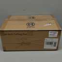 Fanbulous 46 Inch Ceiling Fans with Lights and Remote,Modern Indoor Low Profile Ceiling Fan with 3CCT 6-Speeds Quiet DC Motor,Outdoor Flush Mount Ceiling Fan For Bedroom Living Room(Black)