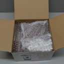 Xuhal 200 Pack Plastic Test Tubes 12 x 100mm 12 ml Lab Tubes Test for Scientific Themed Birthday Party Supplies (White Color)