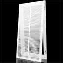 Return Air Filter Grille 14x30,Air Return Vent Cover Grill for 14"W x 30"H Duct Opening,Steel HVAC Vent Covers for Wall and Ceiling,Holds 1" Thick AC Filter