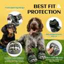 Dog Shoes for Hot Pavement - Comfortable Paw Protection for Medium & Large Dogs, Adjustable Strap & Non-Slip, Easy-Clean, Outdoor Sports Boots, Dog Booties for Summer Rain (Camouflage, XL)