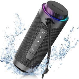 Tronsmart T7 Portable Bluetooth Speakers with 30W 360 Surround Sound, Bluetooth 5.3, Enhanced Bass, Wireless Stereo Pairing, Custom EQ via APP, IPX7 Waterproof Speaker for Party, Home, Outdoor (Black)