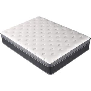 Mattress 12 Inch Height Gray Matress King Bed Medium Firm (Custom Small Mattresses, White)