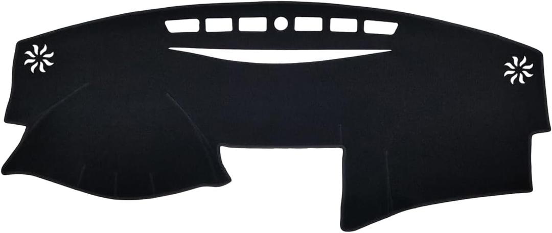 Dash Cover Mat Compatible with Toyota Camry 2007 2008 2009 2010 2011 Camry Dashboard Cover Mat Interior Accessories Nonslip Dash Board Protector Mat Sunshade Anti Glare Pad Carpet (Black)