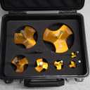 THORVALD PVC Pipe Reamer TriForce - 7 Sizes with Tungsten Carbide Blades - Video Tutorial + User Guide - 3 Blades PVC Fitting Saver for Plumbing - Tool Sizes: 1/2" ; 3/4 ; 1 ; 1-1/2 ; 2 ; 3 ; 4