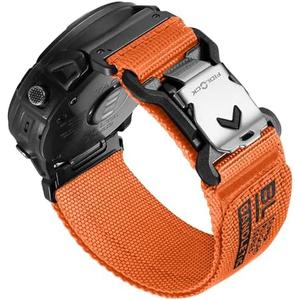Bandletic Compatible with Garmin Fenix 7X Pro Band - 26mm Quick Fit Sport Strap with Magnetic Fidlock V-Buckle for Fenix 8 51mm/7X/6X/6X Pro/5X/5X Plus/3 HR/Tactix/Enduro/Instinct 2X/Quatix 3 6X 7X