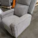 2 Set Sitswell Kasen Glider Recliner - Gray Chenille (Measures 31.89 inches W x 37.8 inches D x 40.16 inches H)