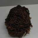 Short Synthetic Dreadlock Wig for Black Women, Afro Curly Faux Locs Braided Hair with Glueless Realistic Twist - Crochet Braided Wigs1B/30#