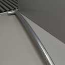 Ultima 5 15ft x 10ft Rectangular Trampoline Part Number 26 - Curved Top Rail with Leg Socket and Pole Socket (Left)