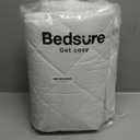 Bedsure Twin XL Mattress Protector, Quilted Waterproof Mattress Pad with Deep Pocket up to 22 Inches, Soft Breathable Noiseless Mattress Topper, Bed Cover for Home Bedroom Hotel – White