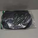 BUBM Travel Case Compatible with Dyson Airwrap Complete Styler and Attachments, Portable Storage Bag with Metal Hanging Hook for Airwrap All Models, Long Barrel, Hair Curler Accessories (Black)