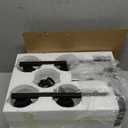 5-Light Bathroom Light Fixtures, Matte Black Modern Vanity Lights with Clear Glass Shades, Bathroom Vanity Light for Mirror Living Room Cabinet Bedroom Porch