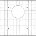 Stainless Steel Sink Grid and Protectors for Bottom of Kitchen Sink 26" x 14" Inches with Rear Drain
