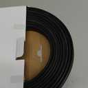 TMH Magnetic Weather Stripping Door Seal for Metal Doors - Kerf Door Seal Kit, 36" x 84" - Black Weather Stripping for Doors.