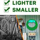 Garden Hose, 75ft Water Hose, Lightweight Outside Lawn Hose, Outdoor Hose for Yard Backyard, Collapsible & Car Wash 3/4" Connectors Manguera de Agua, Yarn Essential Lawn & Garden Watering Equipment