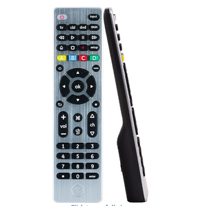 GE Universal Remote Control for Samsung, Vizio, LG, Sony, Sharp, Roku, Apple TV, TCL, Panasonic, Smart TVs, Streaming Players, Blu-ray, DVD, 4-Device, Silver, And Bell Handlebar Phone Mount