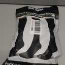SB SOX 3-Pair Compression Socks, 15-20mmHg (L/ XL, 01 – Solid Black)