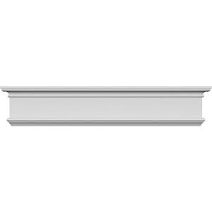 Ekena Millwork CRH09X39BE 39" Bottom Width x 43 3/8" Top Width x 8 5/8"H x 3/8"P Bedford Crosshead