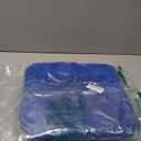 Drying Rack 4 Layers Folding Mesh, Foldable Nylon Netting, Hanging Drying Net, for Shrimp, Fish, Fruit, Vegetables, Herb, with Zipper Opening - Blue (25.59X13.78X13.78 in)