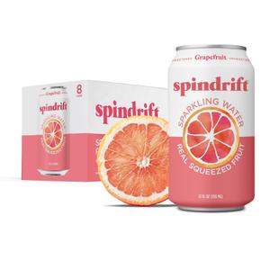 3 x Spindrift Grapefruit Sparkling Water, 12 Fl Oz (Pack of 8) BBD: 

08/25/2026
