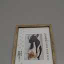 Malden International Designs 4x6 Our Kids Have Paws! Rustic Borders Picture Frame Our Kids Have Paws! Sentiment White MDF Wood Mat With Screenprinted Paw Prints Raised Rustic Brown Outer Wood Moulding