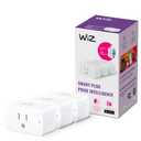 WiZ Smart Wi-Fi Plug - Pack of 3, Smart Outlet Connects to 2.4 GHz Wi-Fi, Voice / App Control, Works with Google Home, Amazon Alexa, and Apple HomeKit, Matter Compatible