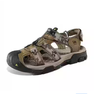 GOLDEN CAMEL Men's Shoes Genuine Leather Men Sandals Designer Shoes for Men Roman Gladiator Slippers Breathable Hiking Sandalias 2Y