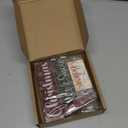 5 Pcs Winter Table Decor Wooden Hot Cocoa Decoration with Lights Centerpiece Winter Tiered Tray Decorative Farmhouse Christmas Decor for Home