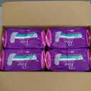 Poise Incontinence Pads & Postpartum Incontinence Pads, 3 Drop Light Absorbency, Long Length, 96 Count (4 Packs of 24)
