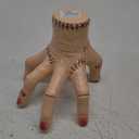 Wednesday Thing Hand with Movable Fingers, Scary Realistic Crawling Hand with Light & Sound, Creepy Costume Accessory, Spooky Decor, Halloween Party and Cosplay Gift