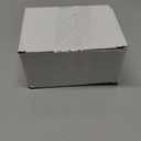 Crystal Glass Dummy Door Knob Interior, Brushed Satin Nickel Dummy Door Knob for Closet Hall Rectangular Single Side Non-Turning Inactive, 2 Pack