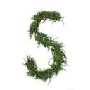 9ft Christmas Garlands Dragon Juniper Leaves, Real Touch Artificial Faux Greenery Garland for Mantle, Table, Wall, Indoor, Outdoor Christmas Decorations 1 Pc