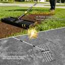 Lawn Leveling Rake,30x10 Inch Ground Plate,72 Inch Adjustable Long Handle Yard Level Tool with Curved Edge,Heavy Duty Large Landscaping Lawn Leveler for Grass, Golf Field, Soil Sand Dirt Spreader