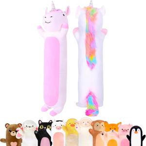 Unicorn Plush Body Pillow for Kids | Long Stuffed Animal Cuddle Pillow | Soft Hugging Toy | Plushie Gift for Girls & Boys | Long Plush Body Pillow for Sleep & Comfort | Large, 47 Inches