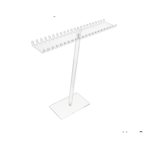 Elegant Acrylic Jewelry Display Stands Necklace Earring Rack for Retail Necklace Organizer and Holder Minimalist Look