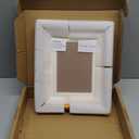 ArtXO 8"x10" Picture Frame Wooden, Display Pictures5 x7 with Mat or 8"x10" Without Mat,Gold Bamboo Poster Frames,Hanging Photo Frame Wall (Gold03(wide:17.5mm)