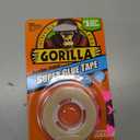 Gorilla Super Glue Tape, High Tack, Double Sided, Clear, 5/8in x 20ft