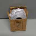 Keypan White Satin Ribbon Double-Faced Wired Ribbons for Gift Wrapping Flower Bouquet Bows Wedding Invitation Christmas Decor Crafts 2-1/2 Inch 10 Yards