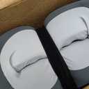 ROYALAY Ergonomic Recliner Cushions for Elderly, Memory Foam Recliner Cushions for Long Sitting, Chair Seat Pad for Back Pain with Detachable Cover(Grey), One Size