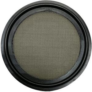 2" Sanitary Tri-Clamp Gaskets (Pack of 2), Bonded Type Screen (#240 Mesh/ 61 m) Gaskets, Black EPDM