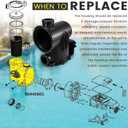 R0445601 Pump Body Strainer Housing Replacement for Zodiac Jandy Stealth Series SHPF/SHPM,ePump JEP JEP2.0SVRS Variable Speed Pool Spa Pumps